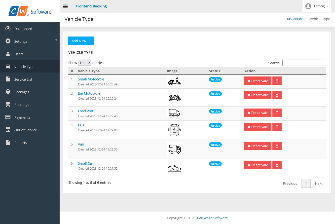 Car Wash Management System